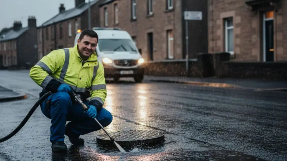 Emergency drain unblocking service in Forfar available 24/7 for blocked drains and toilets
